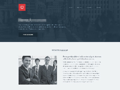 HAC Home Page Design accountant home media page red winning