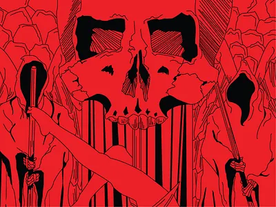 Volbeat Illustration illustration poster vector