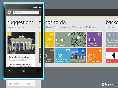 Triposo Windows Phone concept
