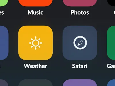 (GIF) iOS Home Revamp apple home homescreen ios ios7 iphone ui