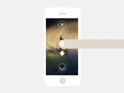 Smile finger grey ios iphone minimalist photo ui white