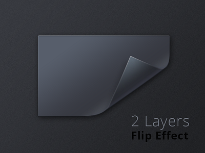 Double-layer Flip Effect (PSD) flip layers psd simple voronin