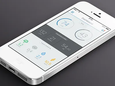 Printer App - Dashboard app clean ios7 iphone printer