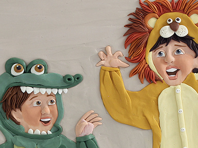Clay illustration clay illustration plasticine