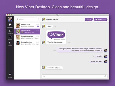Viber concept concept flat minsk viber