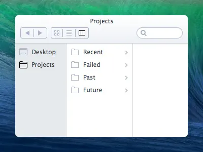 iOS7-style Finder caaaaatz finder interface ios ios7 iphone mac rofl ui