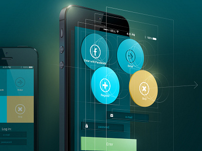Plan B. v 2.0 animation apple application appstote design flat interface ios7 minimalism ui ux xcode