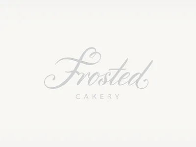Frosted Cakery - Logo Concept branding logo
