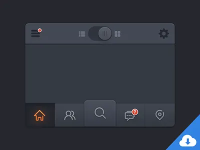 Re UI elements ios practice psd seven ui