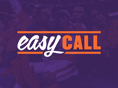 Easy Call Branding branding college football design easy call sb nation sports typography vox media vox studio