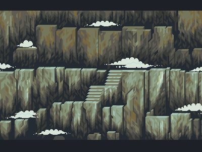 Upstairs game pixel art