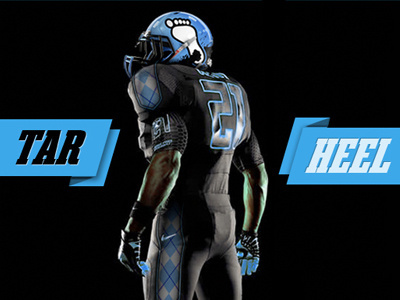 Aggressive Argyle black blue carolina heels helmet matte sports tar heel unc uni