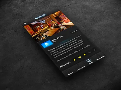 App - Vaisaí app apps balada beer interface ios iphone mockup show social ui ux