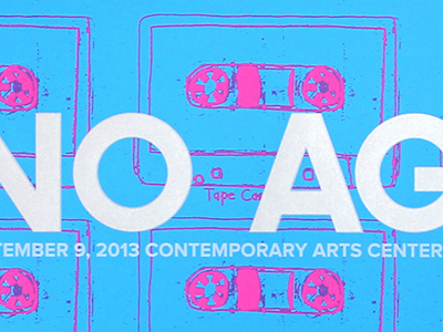 No Age Poster cac cincinnati jason snell no age poster rock vv whbv