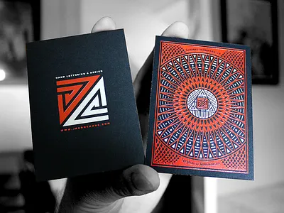 Cards of Business - Part 3 branding business cards foil lettering letterpress logo type typography