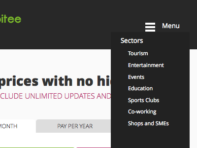 Jupitee Responsive Small green magenta open sans responsive web design rwd tables tabs