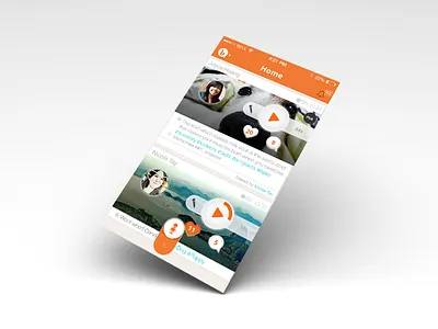 Bubbly Home Page for iOS7 (V3.2) android flat ios ios7 mobile