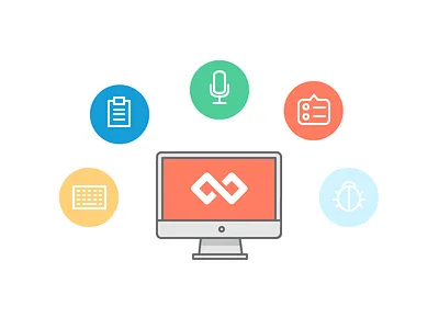 Screenhero Blog illustration blog illustration outline simple