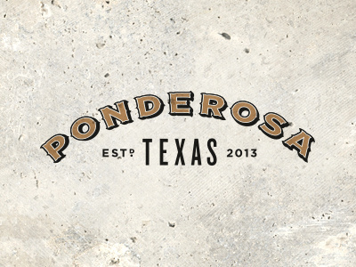 Alternate proposed Ponderosa logo boutique logo