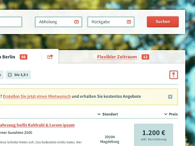 Search client list orange photo rent results search work