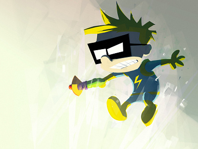 SPIFF! calvin and hobbes digital illustration paint spaceman spiff