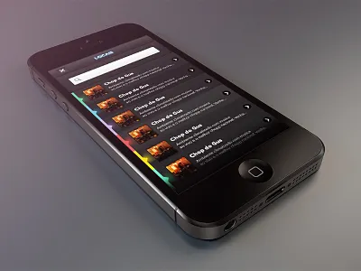 App - Vaisaí app apps balada beer interface ios iphone mockup show social ui ux
