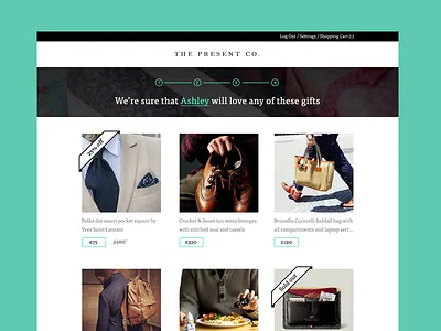 The Present Co blazer clean clothing ecommerce fashion flat gift minimal present shoes shop store