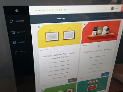 Prevent Lessons color design icons information lessons prevent product ui ux web wip
