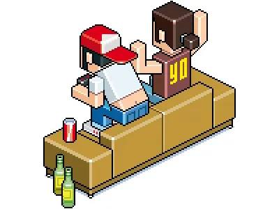 Videogaming 8bit game people pixelart videogame