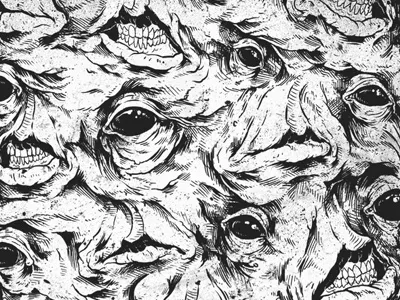 The Faceless shirt design design illustration merch mouths the faceless