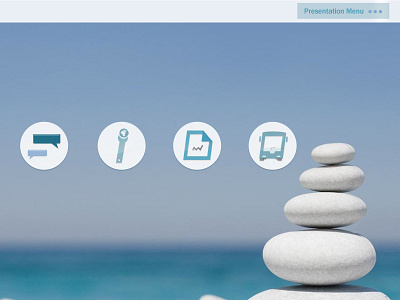 Internal app design - Main Menu UI apps design icons interface presentation graphics ui video