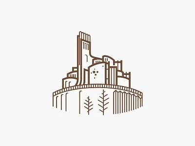 The palace of Ceremonies building illustration megrelidze nina symbol