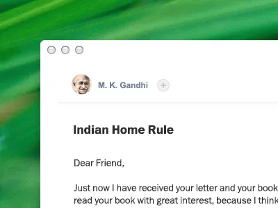 OS X Email App - Compose Window app application compose email interface mac mail osx software text ui ux