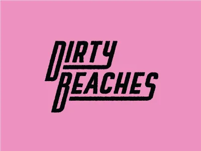 Dirty Beaches dirty beaches music poster show type