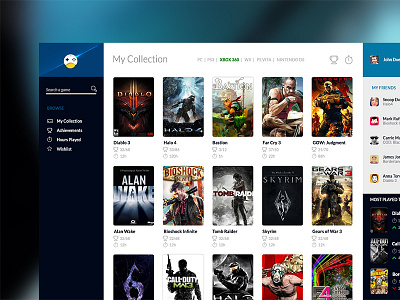 Videogame UI flat interface ui user interface videogame