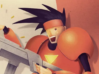 Jean Rambois cartoon character game illustration video