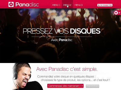 Panadisc cd disc live music red shop website