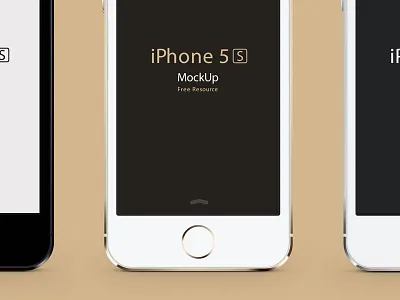 iPhone 5S Psd Vector Mockup 5s iphone mockup psd vector
