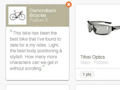 Expert Profile - Product Card Flip card dislike ecommerce flip like review shop store