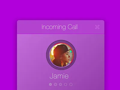 Incoming Call Sketch file flat incoming call ios ipad profile purple sketch app