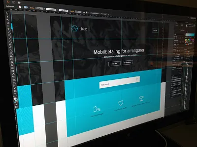 Tikkio Home (WIP) destop kodebyraaet rebrand tikkio wip