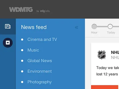 WDMTG data data vizualisation fullscreen interface responsive tweet twitter