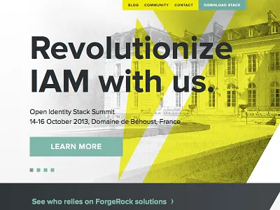 Forgerock abstract andculture branding design forgerock rebrand website wordpress yellow