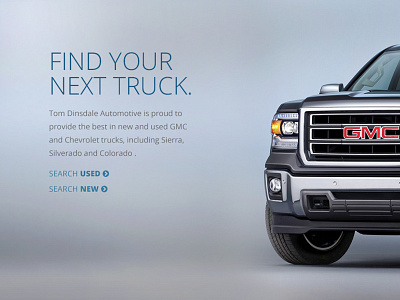 Landing Page WIP automotive home page landing page web web design