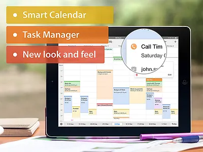 Calendars 5 - artwork for the app store 5 apple appstore artwork calendar call ipad iphone new readdle smart task