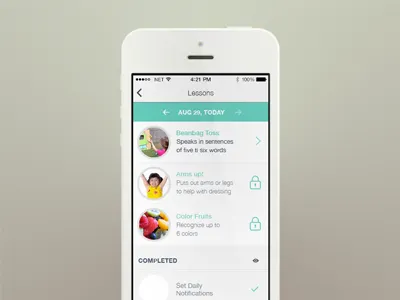 4kids ios ios7 iphone kid ui