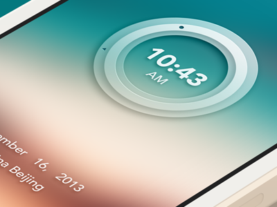 Time app clock ios iphone time ui