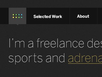 Old Portfolio Concept design interface portfolio ui web design