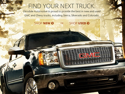 Landing Page v2 automotive home page landing page web web design website