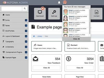 A Clean Responsive Flat B3 Admin Template admin administration bootstrap bootstrap3 dasboard web application